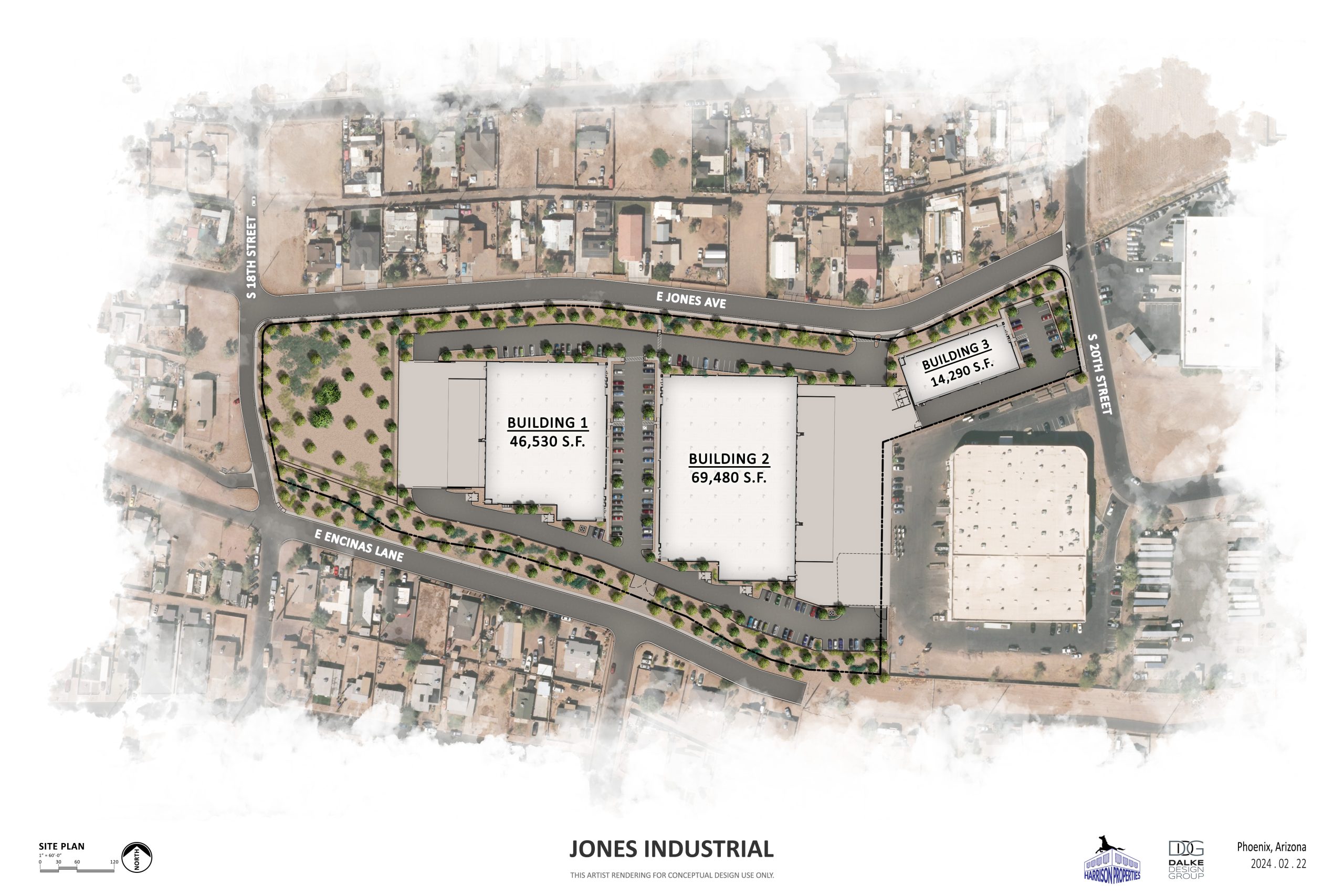 Jones Industrial - Colored Site Plan (002)